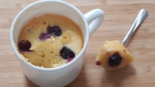 Tassenkuchen selber machen  Blaubeer Tassenkuchen [upl. by Annavaj]