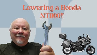 Honda NT1100 Lowering link installation video [upl. by Yatnahc]