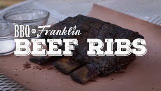 BBQ with Franklin Beef Ribs [upl. by Arahat470]