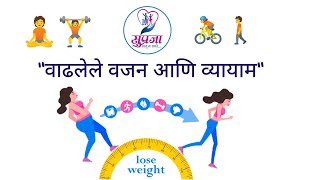 वाढलेले वजन आणि व्यायाम supraja5504 [upl. by Oinimreh]