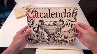 VINTAGE B KLIBAN 1981 CAT CALENDAR amp TWO CARTOON BOOKS EBAY SELLER rjtjum [upl. by Aicirt945]