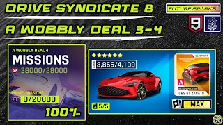 Asphalt 9  Drive Syndicate 8  A Wobbly Deal 34  100 [upl. by Dnalyaw]