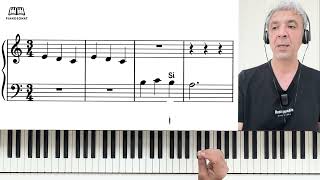 Etude 5  Comment apprendre le piano  Comment jouer la méthode piano [upl. by Rovelli]