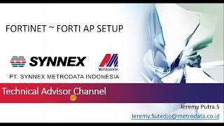 Basic Setup Forti AP for First Time by Jeremy Putra [upl. by Phelps]