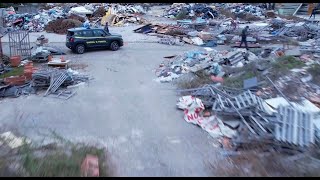 Vigevano le immagini della discarica abusiva dal drone [upl. by Fairfax]