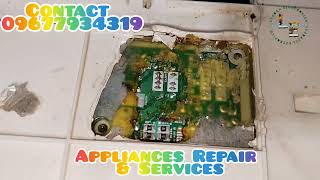 H52 Error Panasonic Washing machine Inverter Repair Board [upl. by Verlee]