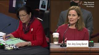 WATCH Sen Mazie Hirono questions Supreme Court nominee Amy Coney Barrett [upl. by Oinotna505]