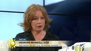 Om Henning Mankell quotEn stor författare har gått ur tidenquot  Nyhetsmorgon TV4 [upl. by Geoff]