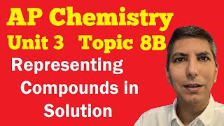 Electrolytes Nonelectrolytes amp Dissociation into Ions  AP Chem Unit 3 Topic 8B [upl. by Sherr947]