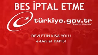 EDevlet Bireysel Emeklilik Nasıl İptal Edilir [upl. by Anaoy408]