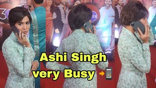 Ashi Singh At Zee Rishtey Awards 2022  Meet  Looks Very Hurry 🤔 [upl. by Ikim]