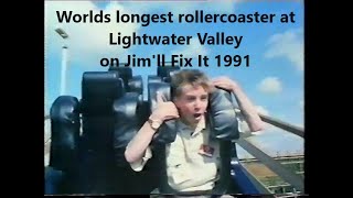 Worlds longest Rollercoaster on Jimll Fix it 1991 [upl. by Anahtor514]