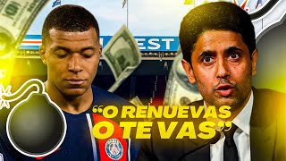 AL KHELAIFI a Kylian MBAPPÉ quotO RENUEVAS o TE VASquot [upl. by Harding389]