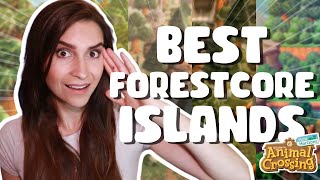 THE BEST FORESTCORE ISLANDS IVE EVER SEEN 🌿  Animal Crossing New Horizons [upl. by Efar758]