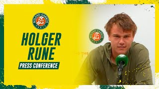 Holger Rune  Press Conference after Round 1 I RolandGarros 2023 [upl. by Bray]