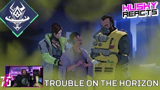 Apex Legends Upheaval  Trouble on the Horizon – 2  quotCaustic amp Cryptoquot – HUSKY REACTS [upl. by Fredric]