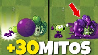 30 MITOS sobre Plantas VS Zombis 😲🌱 [upl. by Eikcor508]