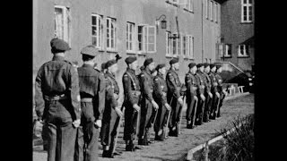 Canadian Army in Occupied Germany  home movie 1945 [upl. by Alegna264]