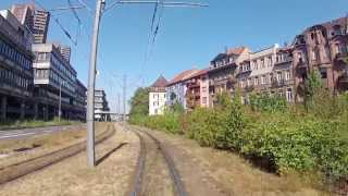 Linie 13 Mit der rnvStraßenbahn durch die Weinberge Linie 4 [upl. by Lilas]