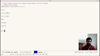 Emacs multilingual editing Greek French Chinese etc [upl. by Marline]