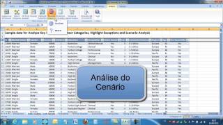 Mineração de Dados com Suplemento do Excel e Analysis Services 2008 [upl. by Trudy]