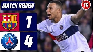 BARCELONA 14 PSG LIVE MATCH REVIEW amp HIGHLIGHTS [upl. by Eatnwahs885]