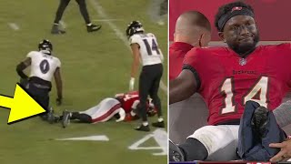 Buccaneers WR Chris Godwin Suffers TERRIBLE Injury In Final Minute Of HUGE Loss To Ravens [upl. by Idna]