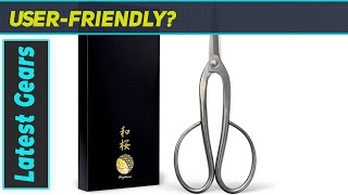 Wazakura Yasugi Stainless Steel Ashinaga Bonsai Scissors Best Pruning Shears for Precision [upl. by Ardnohsal]