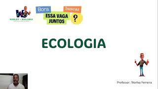 ECOLOGIA UNIMONTES  Professor Warley Ferreira [upl. by Harilda]