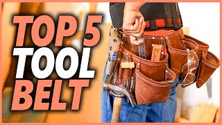 Best Tool Belt 2024  Top 5 Most Comfortable Tool Belt For Electricians Carpenters amp Roofing [upl. by Presber]