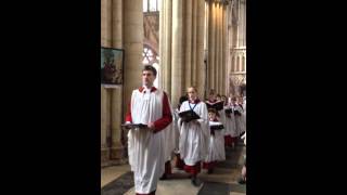 York Minster  Easter service final procession [upl. by Cristin]