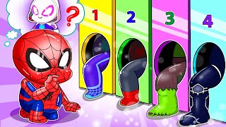 Who is Ghost  Spider Baby   Marvels Spidey and his Amazing Friends Animation [upl. by Marijn]