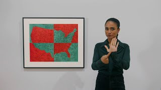 Faith Ringgold United States of Attica 1971  Video in American Sign Language ASL [upl. by Marchall990]