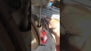 Chevy 2500 rear brake pad change labor mechanic junkremoval [upl. by Evets]