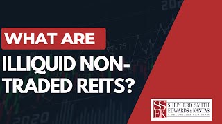 What Are NonTraded REITs and Private REITs  Shepherd Smith Edwards and Kantas [upl. by Anirtap]