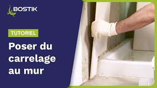 Tutoriel  Comment poser du carrelage au mur  Bostik [upl. by Morez303]