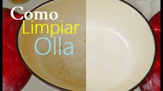 Como Limpiar Olla de Esmalte o Ceramica [upl. by Good529]