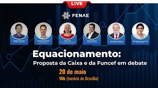 Live da Fenae debate propostas da Caixa e Funcef sobre equacionamento [upl. by Atinnek]