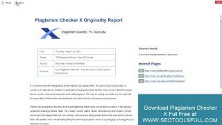 Plagiarism Checker X Enterprise v902 [upl. by Harve]