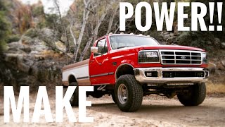 THE FIRST 4 MODS TO MAKE HORSE POWER ON YOUR OBS 73 POWERSTROKE [upl. by Elleinwad664]