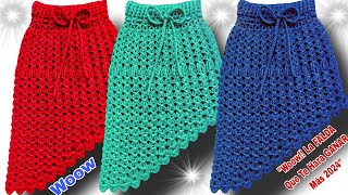 ⛔️ Woow Llego La FALDA TEJIDA A CROCHET Que Te Hara GANAR MUCHO DINERO Patrón GRATIS 😱😱 [upl. by Nivel]