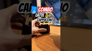 Combo Latte and Cappuccino for Breakfast  How to make latte and cappuccino at home [upl. by Ericka]