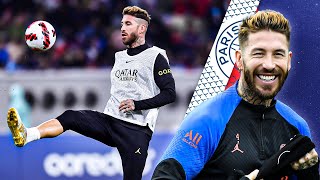 Sergio Ramos Best PSG Moments from Training [upl. by Imotas]