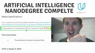 Finishing the Udacity Artificial Intelligence NANODEGREE  Learning Intelligence 34 [upl. by Nottap]