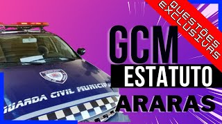 ✅Concurso GCM ARARAS Caderno ESTATUTO GCM Araras  SP [upl. by Astrahan]