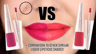 Fenty Beauty Stunna Lip Paint Unlocked  Unattached  Wear Test  Review [upl. by Klayman216]