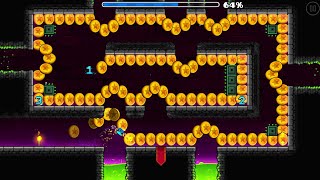 Dash but 1000 Coins  Geometry Dash 22 [upl. by Roarke694]