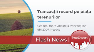 Tranzactii record pe piata terenurilor  imoExpert 24 [upl. by Aser]