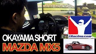 Logitech G27  iRacing Philippines  Mazda MX5 Cup  Okayama Short [upl. by Nabla384]