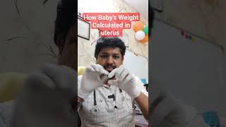 How FetalBaby weight calcualted in uterus pregnancy babyweight [upl. by Gypsie]